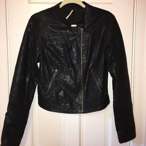 Free People Leather Jacket